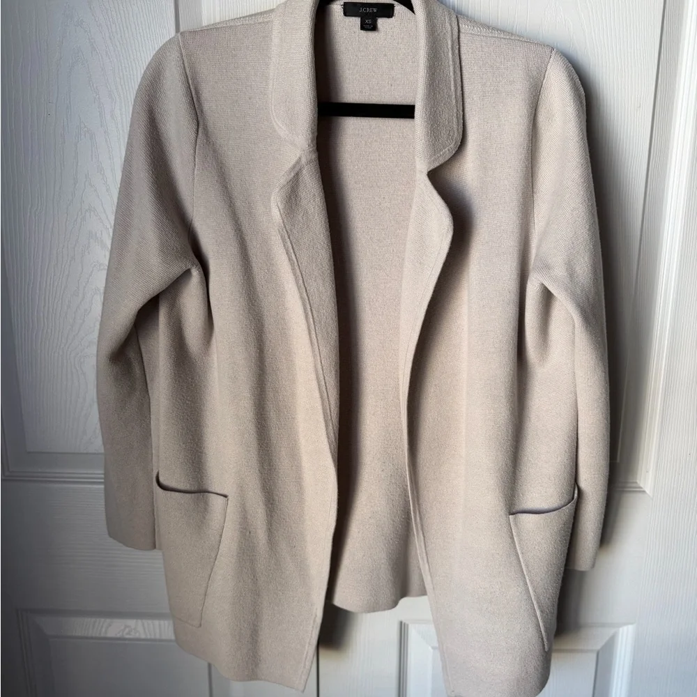 J crew Cream Open Front Cardigan - Picture 1 of 5